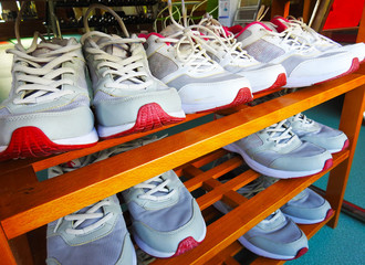 Sports shoes for training in the gym.   