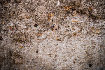 The texture of concrete