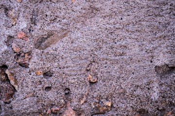 The texture of concrete