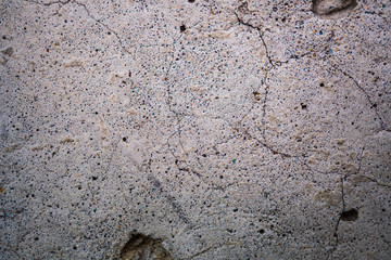 The texture of concrete