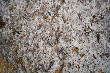 The texture of concrete