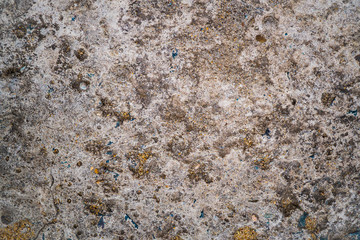 The texture of concrete