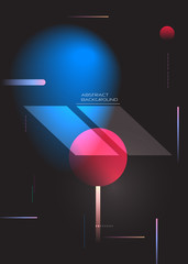 Vector abstract background, Composition colorful fluid abstraction, holographic and gradient color design in A4 size for backgrounds. Layout template for banner, poster, wallpaper, flyer, brochure