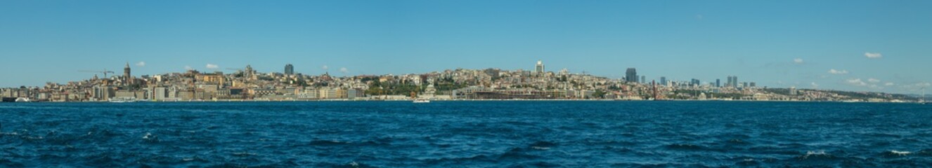 panoramic view of Istanbul, Turkey