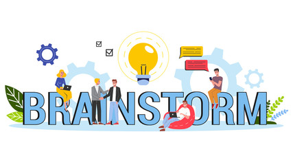 Brainstorm and creative mind concept. Generate new idea