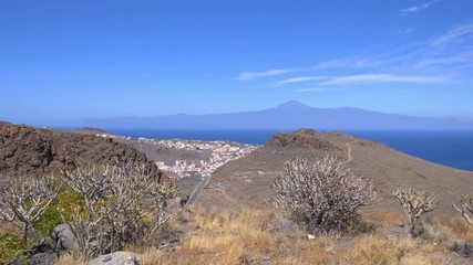 Trip through La gomera island in Spain in 4k slow motion 60fps