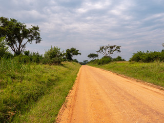 Fototapeta na wymiar Scenic views of Queen Elizabeth National Park, Uganda