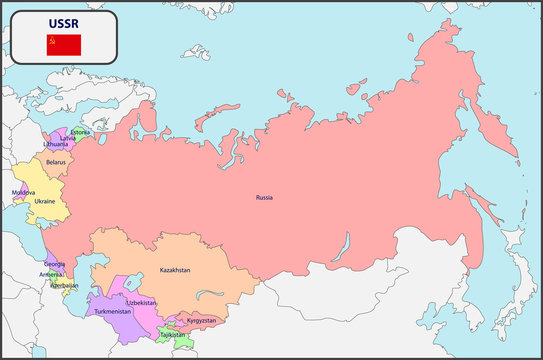 Карта ссср 1980 подробная