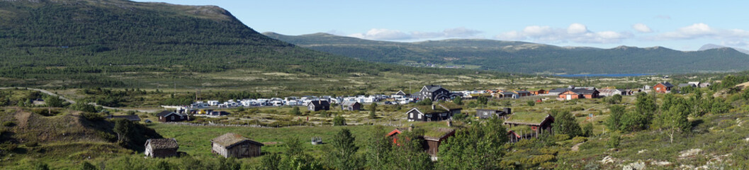 Fototapeta na wymiar Panorama in mountain