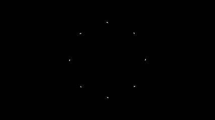 Set of Explosive - Accent - Highlight Elements - Motion Graphic Elements with Alpha Channel. 4k video.