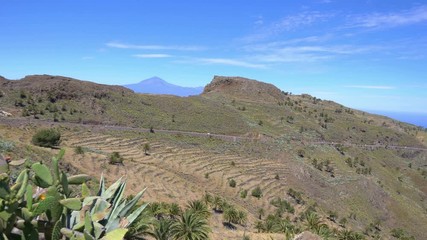 Trip through La gomera island in Spain in 4k slow motion 60fps