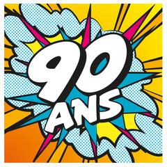 carte anniversaire pop art 90 ans 7