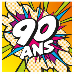 carte anniversaire pop art 90 ans 6