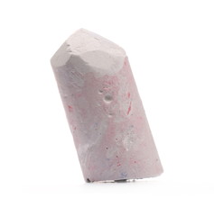 White chalk isolated on background