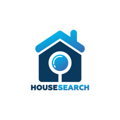 House Search Logo Template Design Vector, Emblem, Design Concept, Creative Symbol, Icon