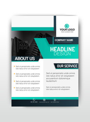 Fototapeta premium Business flyer ( Business brochure )