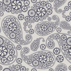 Oriental cucumbers seamless pattern