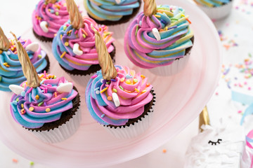 Unicorn cupcakes