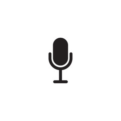 Mic icon logo design inspiration vector template