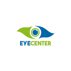 Eye logo design vector template