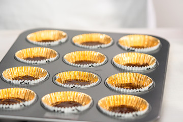 Baking cupcakes