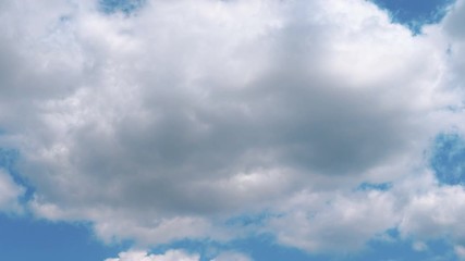 Time lapse video of changing cloudscape in 4K