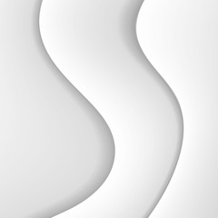 Dynamic Liquid White Waves Background