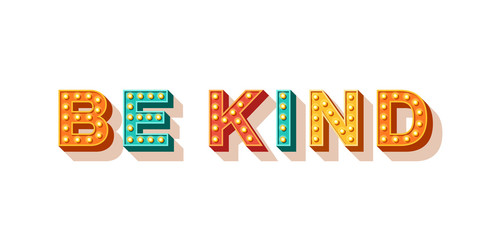 Be kind motivational poster