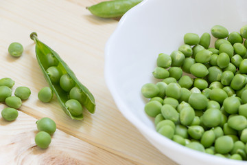 Sugar snap peas background. Top angle view. Close-up.