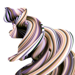 Line background. 3d illustration, 3d rendering.