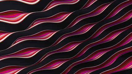 Line background. 3d illustration, 3d rendering.