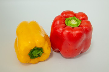 red and yellow pepper 
