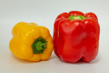 red and yellow pepper 