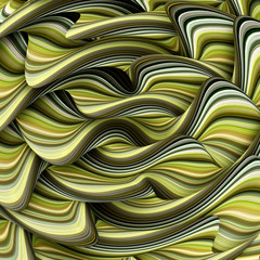 Naklejka premium Line background. 3d illustration, 3d rendering.