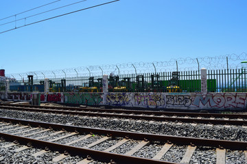 Obraz premium 壁画の街 バルパライソ（チリ）