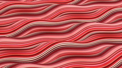 Fototapeta premium Line background. 3d illustration, 3d rendering.