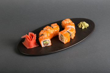 sushi set on the table