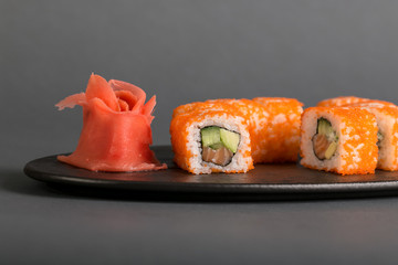 sushi set on the table