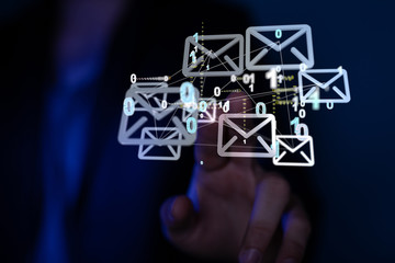 Mail Communication Connection message to mailing