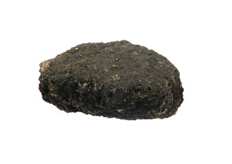 asphalt isolated on white background
