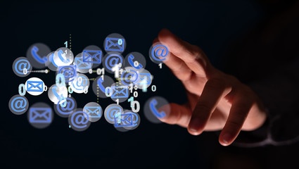 Mail Communication Connection message to mailing