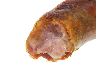 sausage isolated on white background