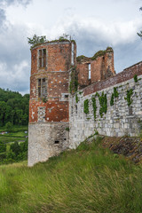 Fototapeta na wymiar Ruins of castle Hierges