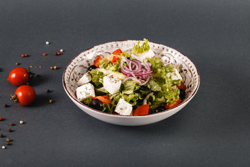 delicious food in restaurant