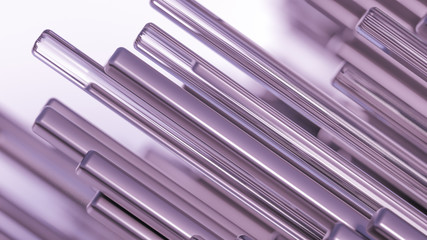 Technology geometry abstraction background. 3d illustration, 3d rendering.