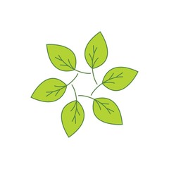 Green leaf logo
