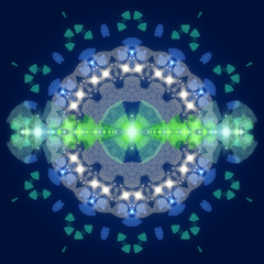 blue abstract background, abstract shape and rays light