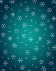 Snowflakes Christmas vector background illustration