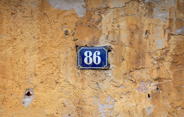 Number plate