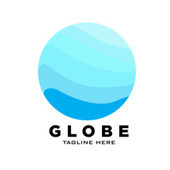 globe logo design vector symbol icon